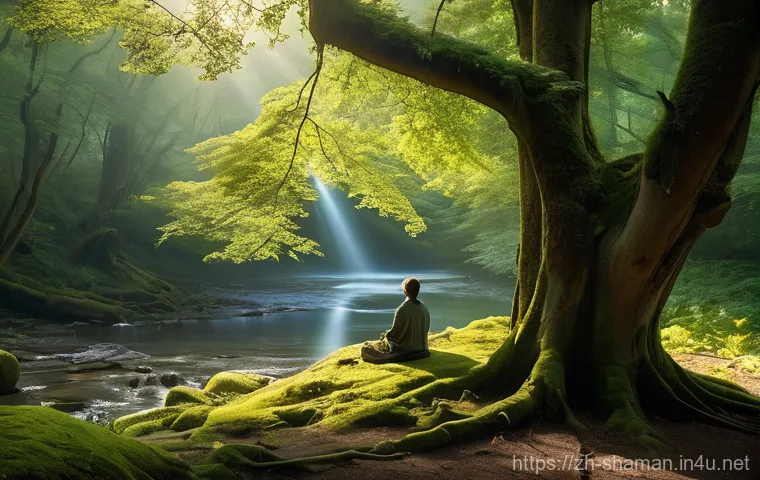 무속과 빙의 치료 후기 - **Prompt 1: The Seeker of Ancient-Modern Wisdom**
    A young adult, dressed in contemporary but mod...