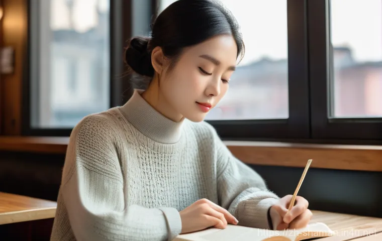 무속 신앙의 젊은 세대 영향 - Prompt 1: Urban Solace in Ancient Wisdom**